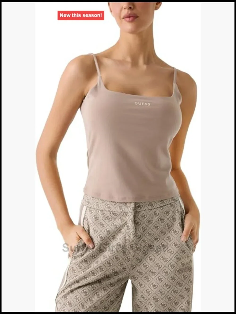 TENCEL Lyocell Rib Spaghetti Strap Tank Top